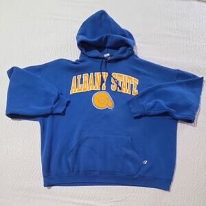 Albany State Hoodie Unisex Men size XXL Russell Athletic college university NY